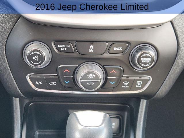 used 2016 Jeep Cherokee car, priced at $12,499