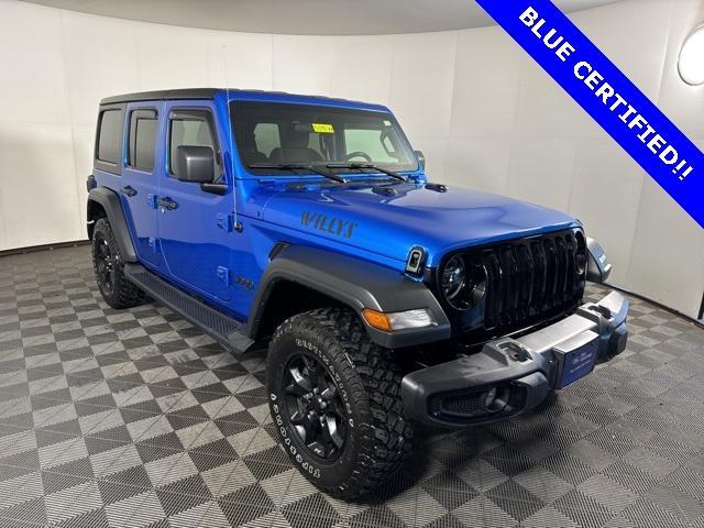 used 2021 Jeep Wrangler Unlimited car, priced at $31,999