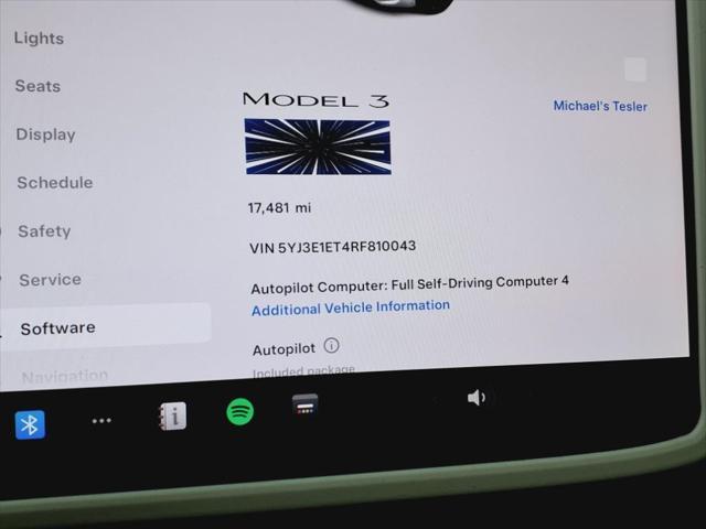 used 2024 Tesla Model 3 car, priced at $42,680