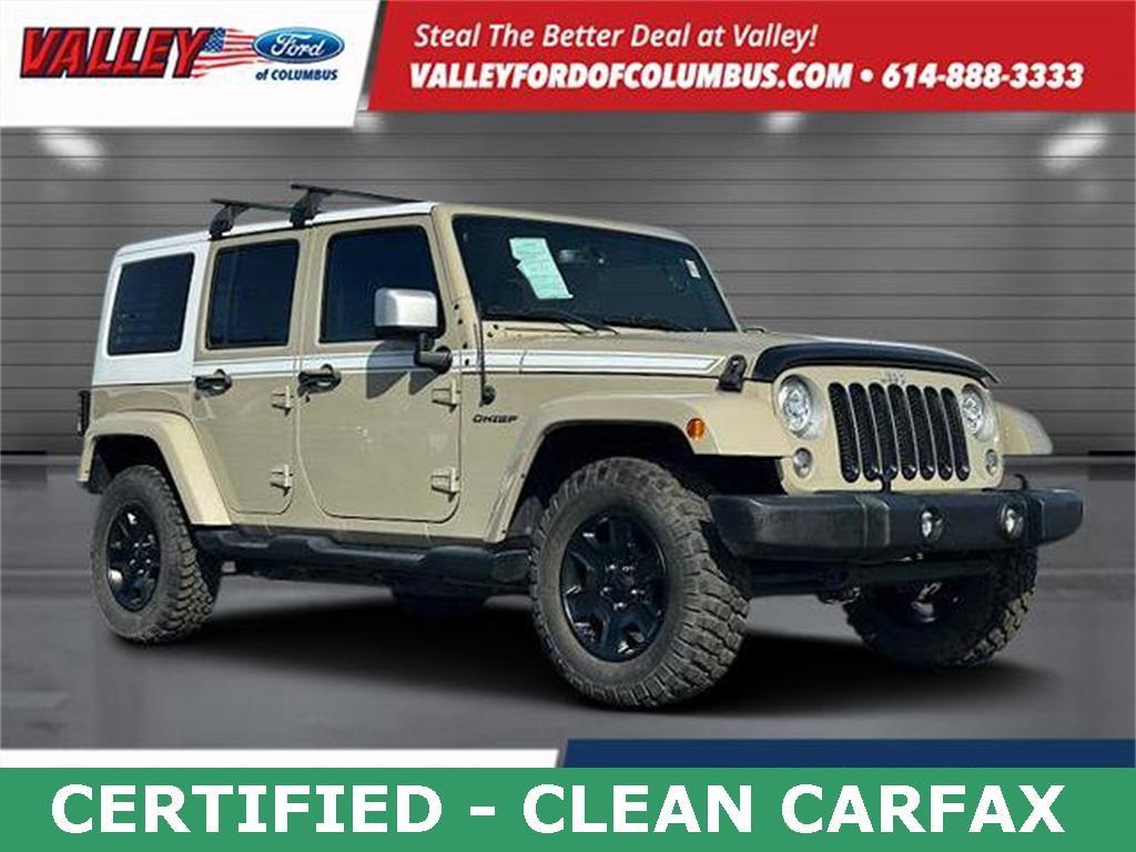 used 2017 Jeep Wrangler Unlimited car, priced at $21,700