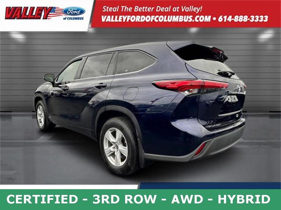 used 2021 Toyota Highlander Hybrid car, priced at $26,650