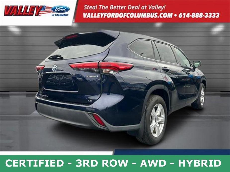 used 2021 Toyota Highlander Hybrid car, priced at $26,650