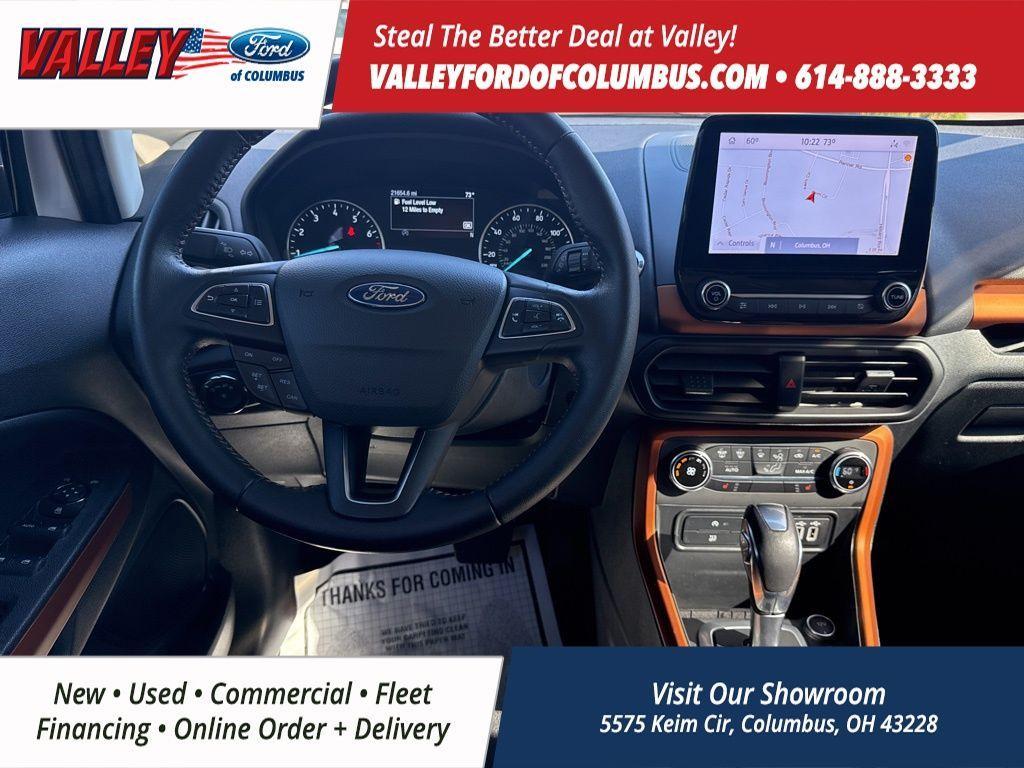 used 2021 Ford EcoSport car, priced at $17,899
