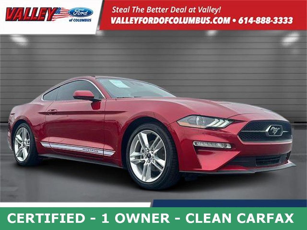 used 2021 Ford Mustang car, priced at $25,400