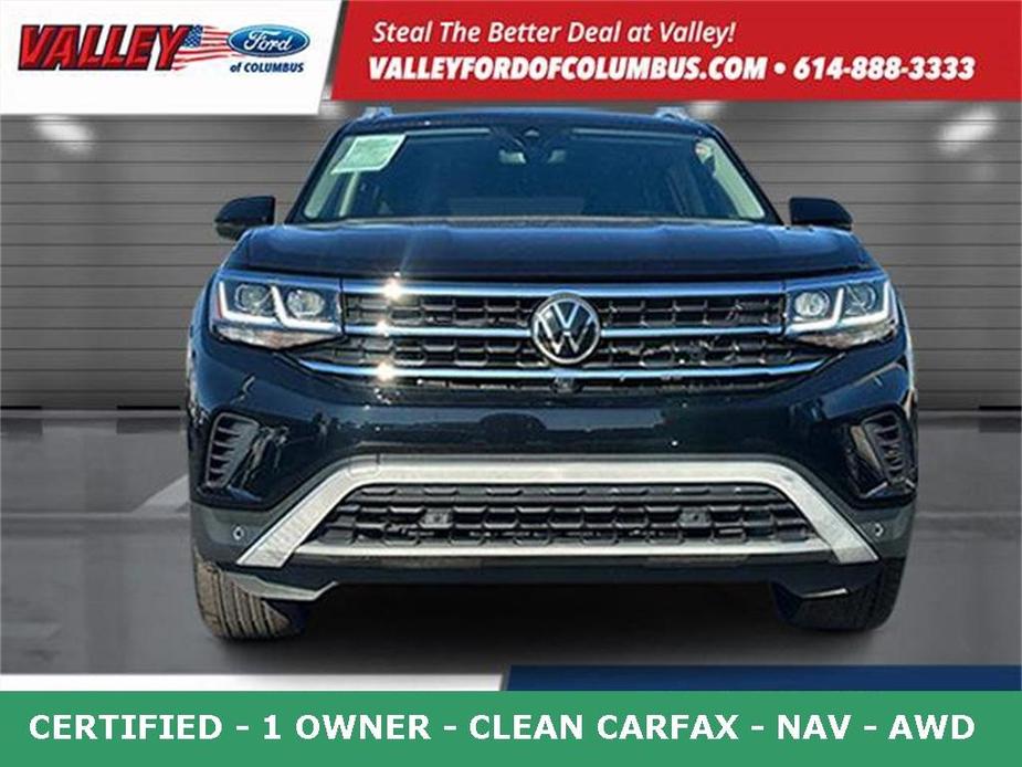 used 2021 Volkswagen Atlas car, priced at $30,555