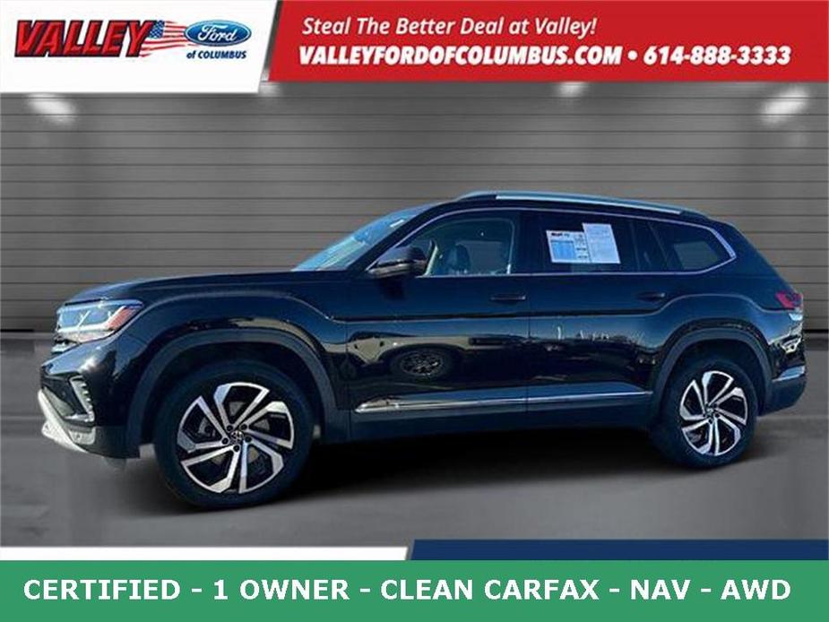 used 2021 Volkswagen Atlas car, priced at $30,555