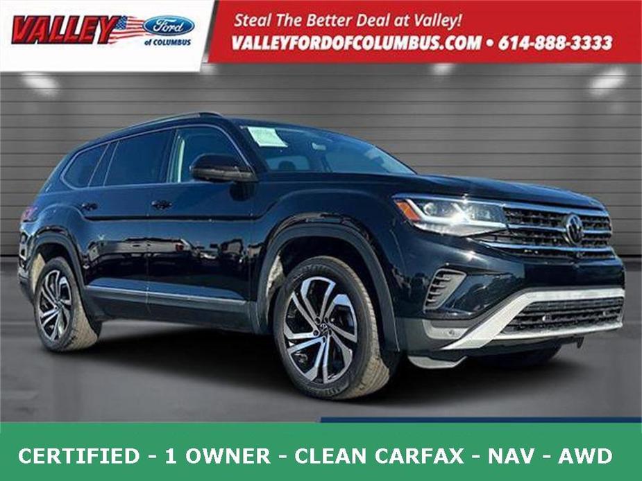 used 2021 Volkswagen Atlas car, priced at $30,555