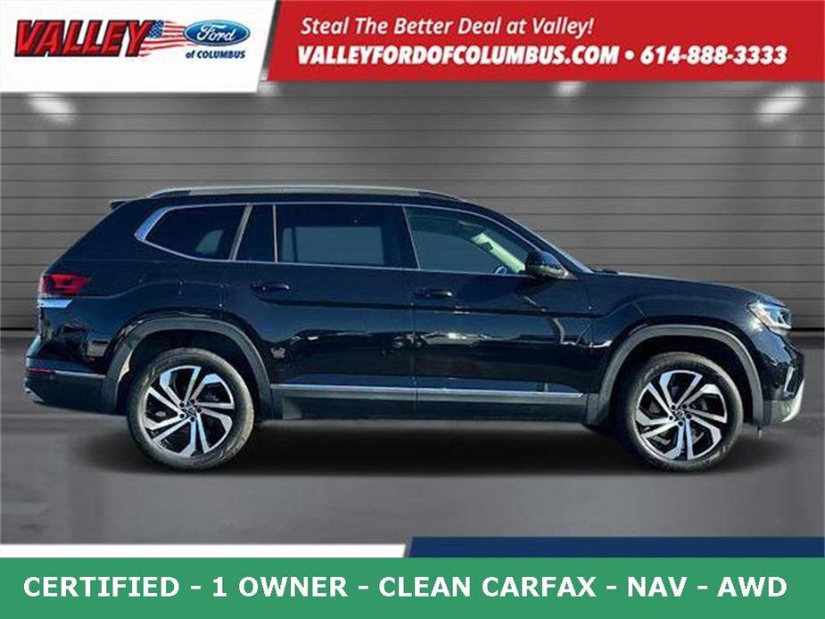 used 2021 Volkswagen Atlas car, priced at $30,555