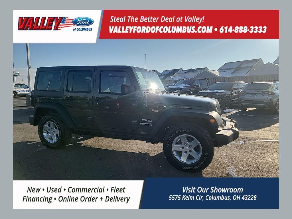 used 2015 Jeep Wrangler Unlimited car, priced at $17,999