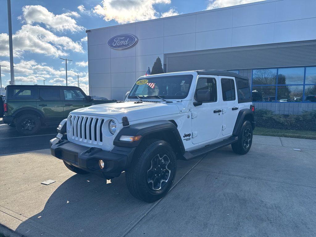 used 2021 Jeep Wrangler Unlimited car, priced at $27,999