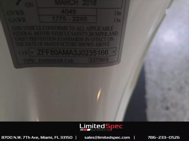 used 2018 Ferrari 488 Spider car, priced at $239,980