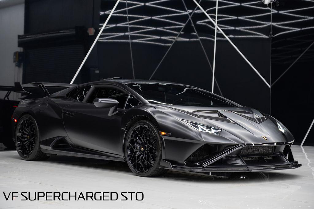 used 2021 Lamborghini Huracan STO car, priced at $359,980