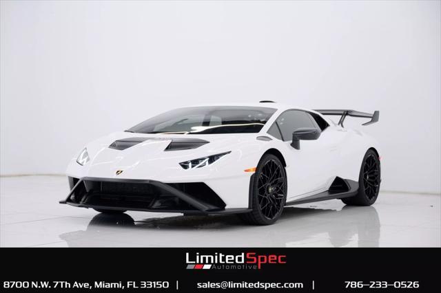 used 2021 Lamborghini Huracan STO car, priced at $359,980