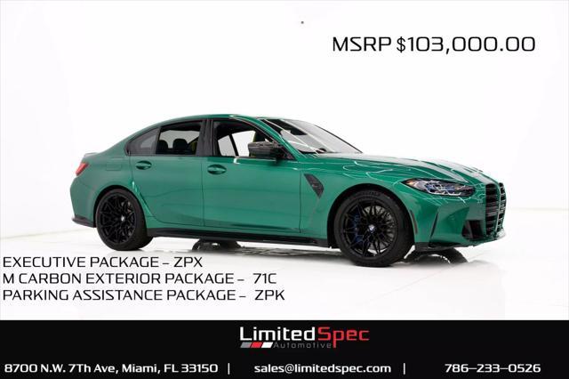 used 2024 BMW M3 car, priced at $103,980