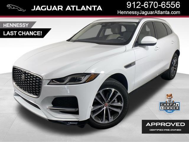 used 2021 Jaguar F-PACE car, priced at $35,700