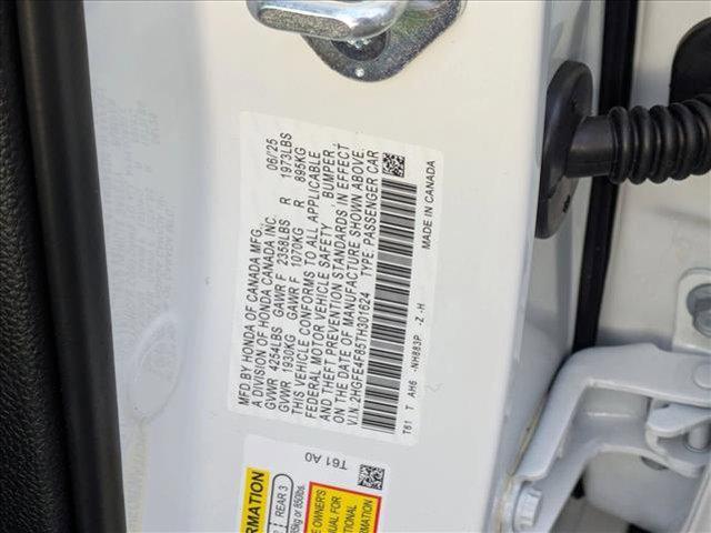 new 2026 Honda Civic Hybrid car, priced at $30,900