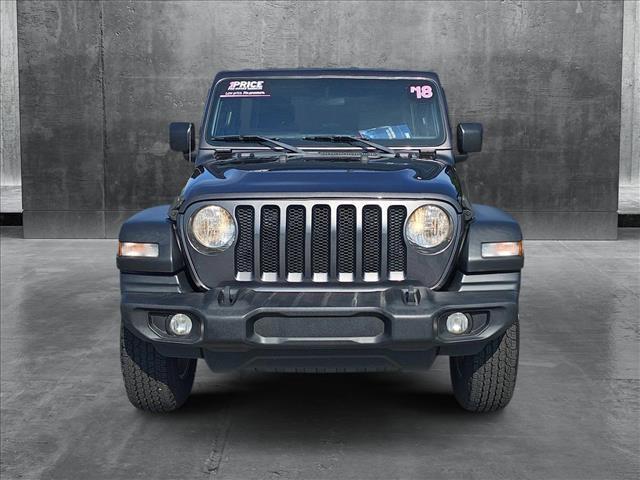 used 2018 Jeep Wrangler Unlimited car, priced at $30,398