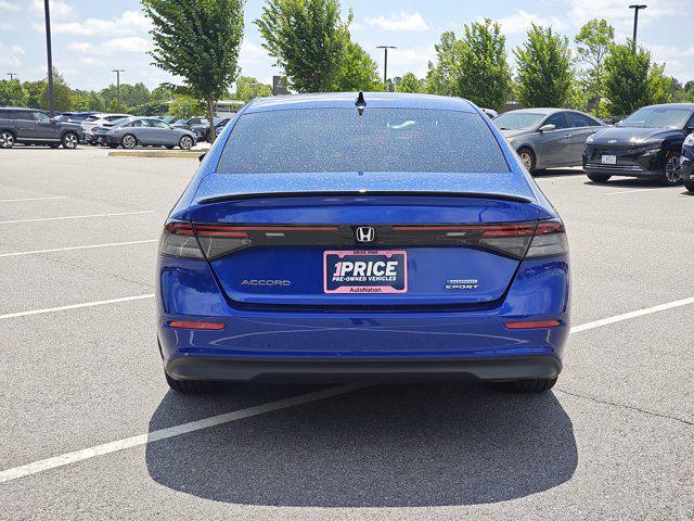 used 2024 Honda Accord Hybrid car, priced at $28,394