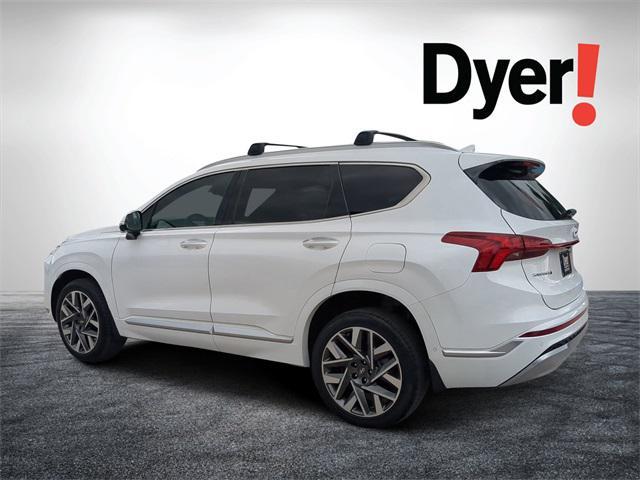 used 2021 Hyundai Santa Fe car, priced at $28,999