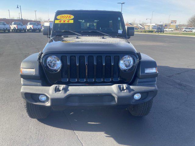 used 2018 Jeep Wrangler Unlimited car, priced at $23,906