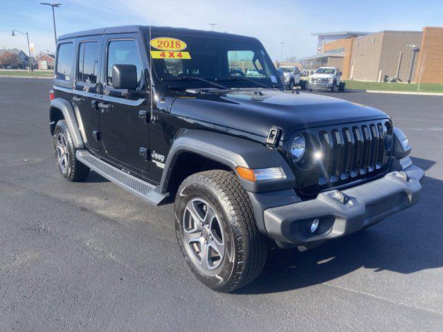 used 2018 Jeep Wrangler Unlimited car, priced at $23,906