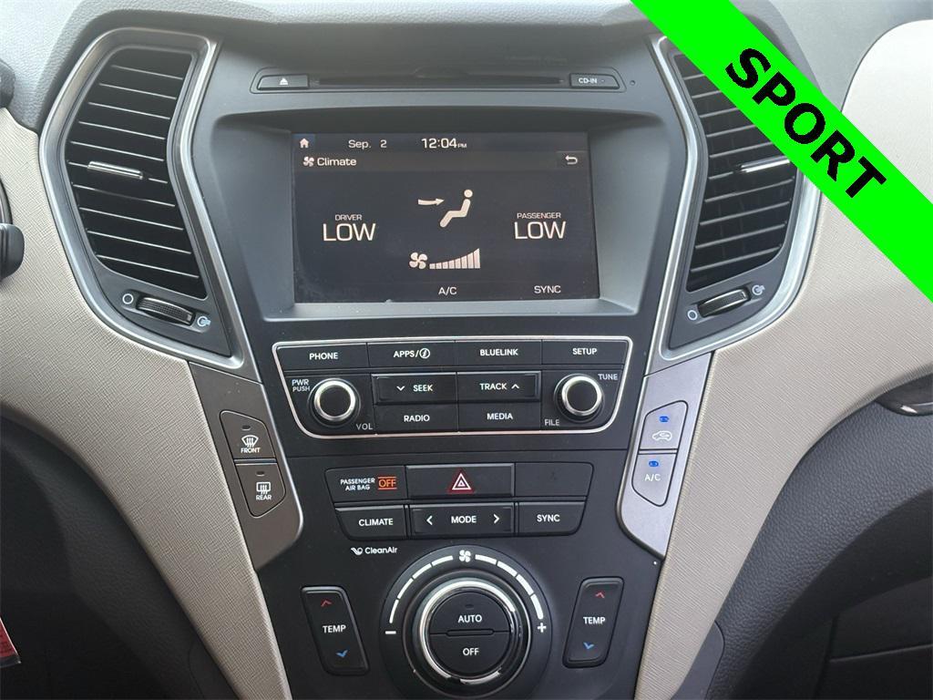 used 2017 Hyundai Santa Fe Sport car, priced at $9,995