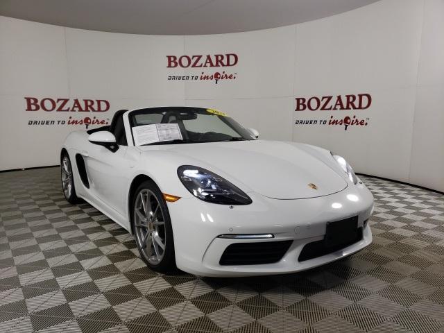 used 2021 Porsche 718 Boxster car, priced at $63,000
