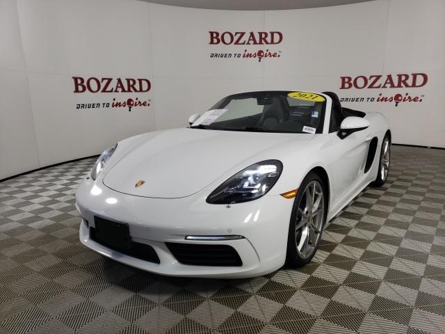 used 2021 Porsche 718 Boxster car, priced at $61,000