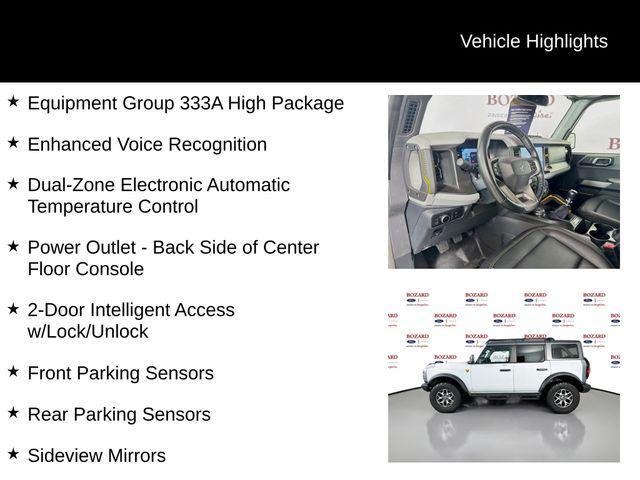 used 2023 Ford Bronco car, priced at $42,500