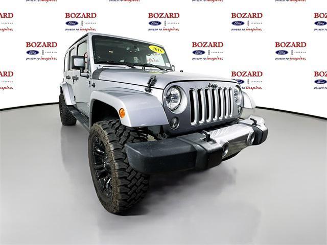 used 2016 Jeep Wrangler Unlimited car, priced at $21,000