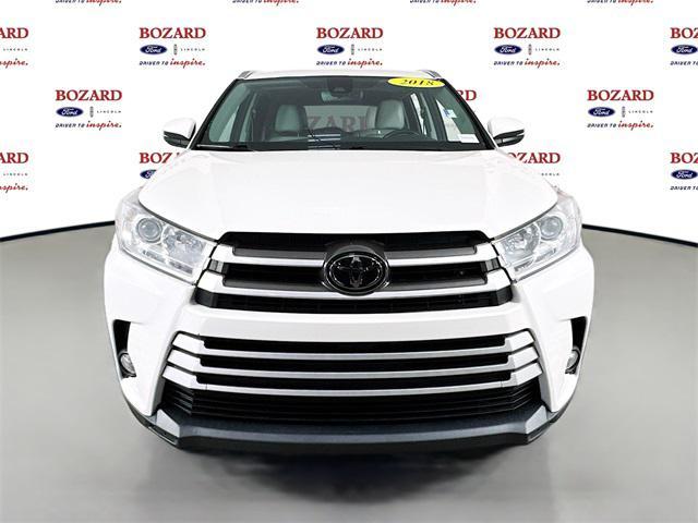 used 2018 Toyota Highlander car, priced at $25,000