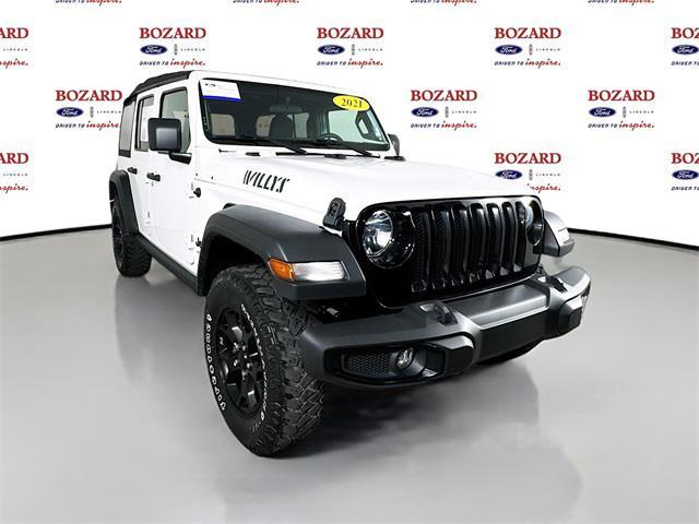 used 2021 Jeep Wrangler Unlimited car, priced at $28,500