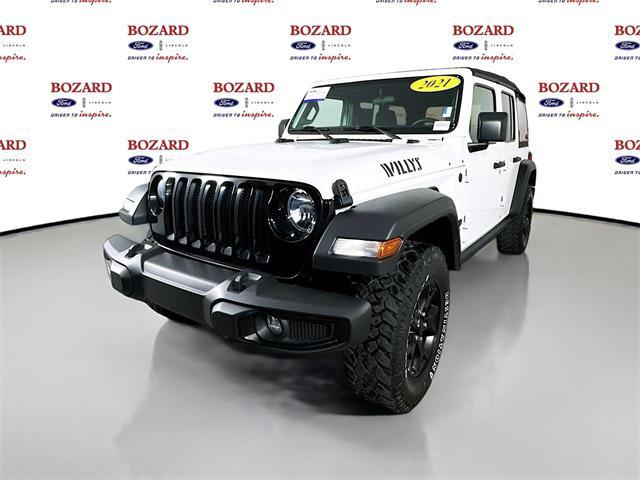 used 2021 Jeep Wrangler Unlimited car, priced at $28,500