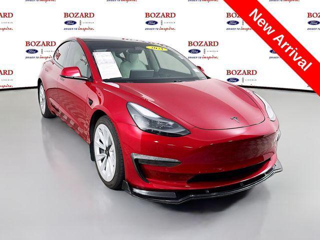 used 2021 Tesla Model 3 car, priced at $24,750