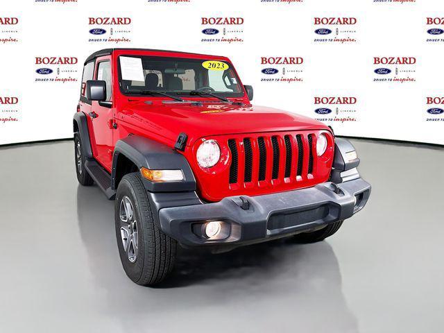 used 2023 Jeep Wrangler car, priced at $28,500