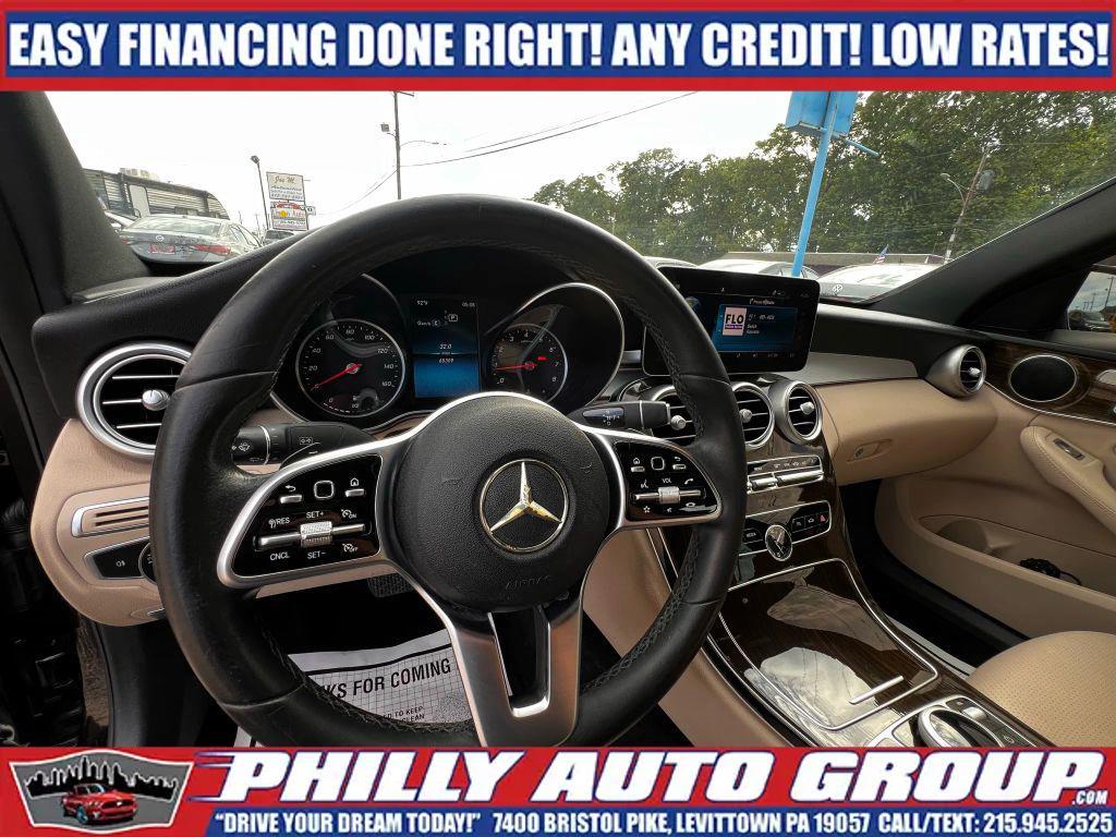 used 2019 Mercedes-Benz C-Class car, priced at $19,885