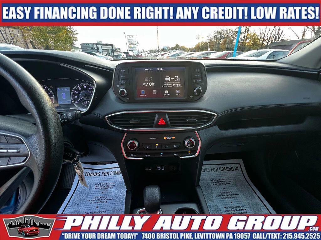 used 2019 Hyundai Santa Fe car, priced at $17,885