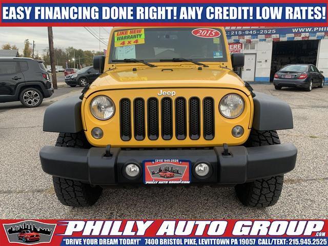 used 2015 Jeep Wrangler Unlimited car, priced at $32,885