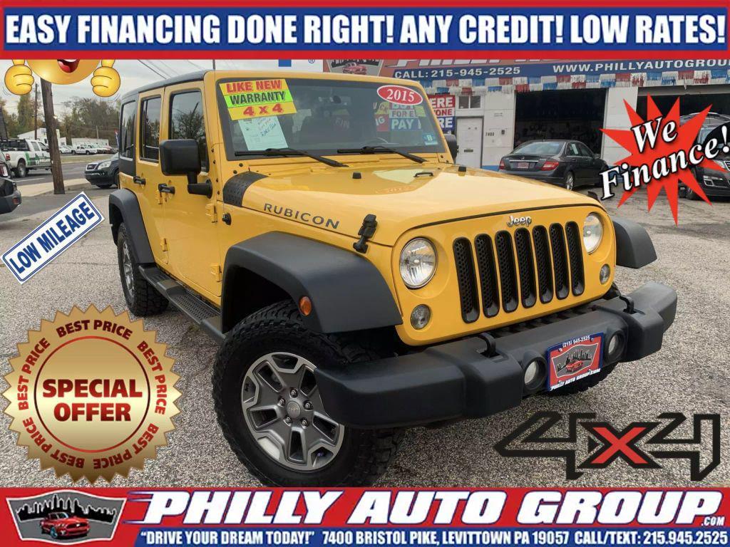used 2015 Jeep Wrangler Unlimited car, priced at $29,885