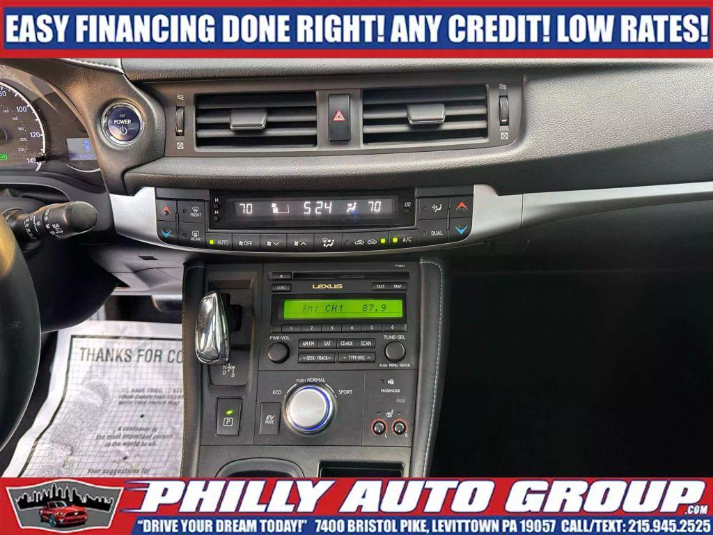 used 2013 Lexus CT 200h car, priced at $9,885