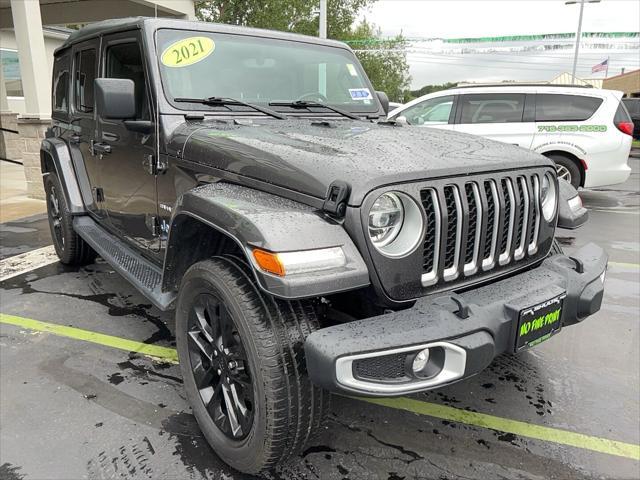 used 2021 Jeep Wrangler Unlimited car, priced at $34,999