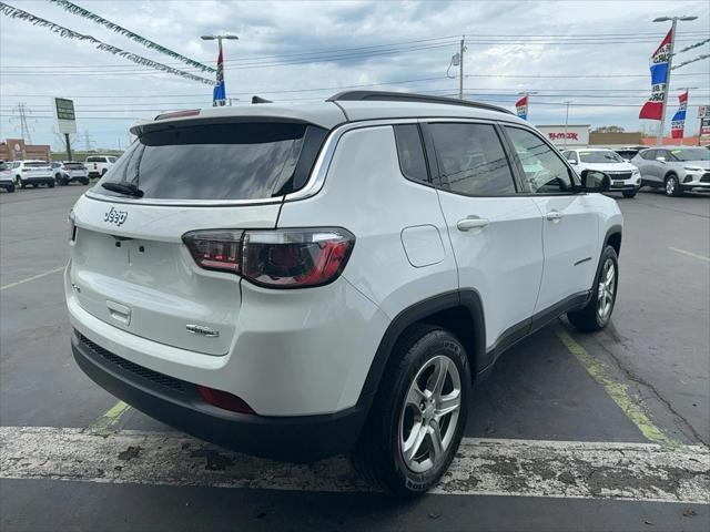 used 2024 Jeep Compass car, priced at $23,999