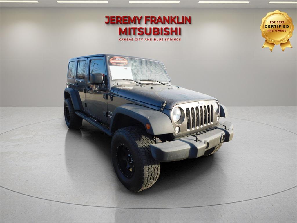 used 2017 Jeep Wrangler Unlimited car, priced at $19,688