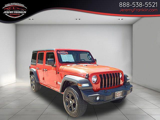 used 2020 Jeep Wrangler Unlimited car, priced at $26,634