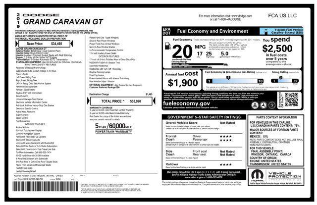used 2019 Dodge Grand Caravan car, priced at $13,985