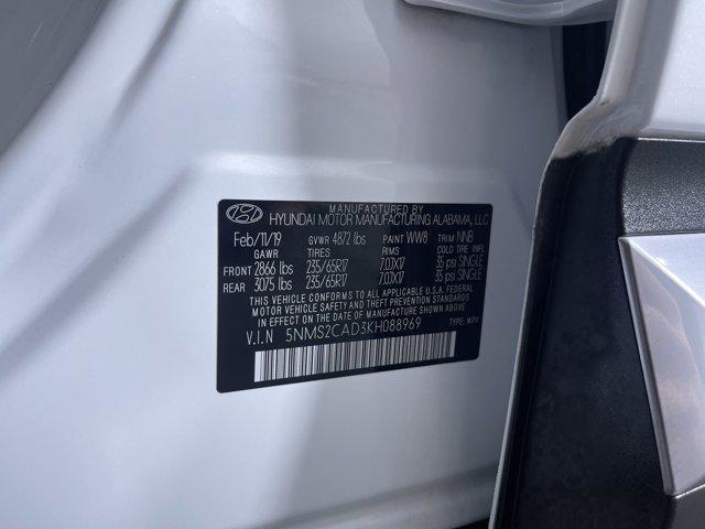 used 2019 Hyundai Santa Fe car, priced at $11,900