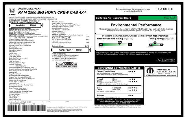 used 2022 Ram 2500 car, priced at $42,998