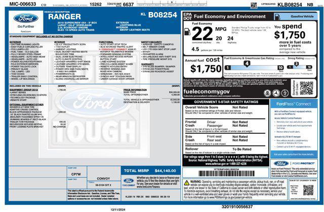 used 2019 Ford Ranger car, priced at $27,971