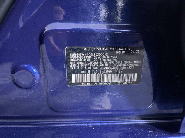 used 2021 Subaru WRX STI car, priced at $33,254