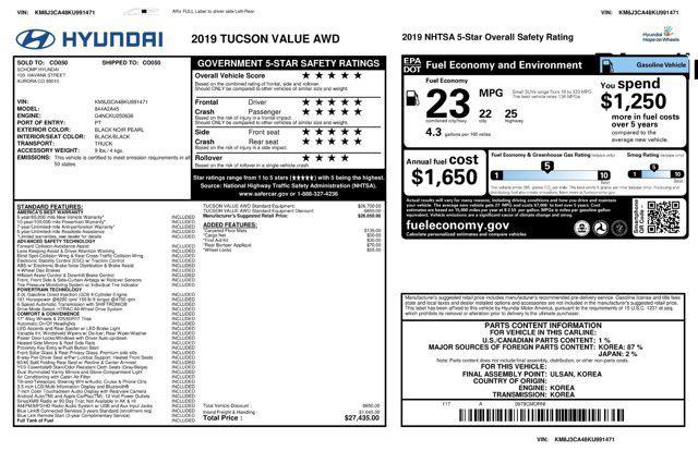 used 2019 Hyundai Tucson car, priced at $20,379